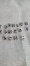 Zirkon taşlı çelik charm