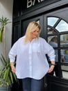 beyaz oversize gömlek