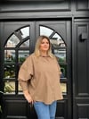 oversize vizon gömlek