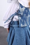 Denim Süveter Etekli 3'lü Takım