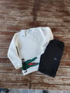 LACOSTE 2'Lİ TAKIM-BEYAZ/SİYAH