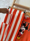 MICKEY MOUSE BASKILI ÇİZGİLİ TAKIM
