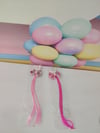 Minnie-Hello Kitty Baskılı Lastikli Protez Saç
