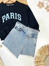 Paris Baskılı Sweat