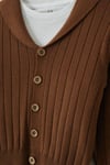 Yakalı Triko Hırka
