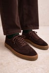 Bruno Erkek Hakiki Deri Süet Sneaker - Kahverengi Günlük Casual Ayakkabı