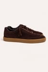 Bruno Erkek Hakiki Deri Süet Sneaker - Kahverengi Günlük Casual Ayakkabı