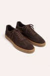 Bruno Erkek Hakiki Deri Süet Sneaker - Kahverengi Günlük Casual Ayakkabı