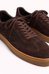 Bruno Erkek Hakiki Deri Süet Sneaker - Kahverengi Günlük Casual Ayakkabı