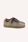 Bruno Erkek Hakiki Deri Süet Sneaker - Vizon Günlük Casual Ayakkabı