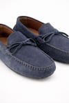 Erkek Antrasit Süet Bağcıklı Driver Loafer Günlük Casual Ayakkabı - Glader