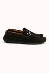 Erkek Haki Süet Metal Tokalı Loafer Günlük Casual Ayakkabı - Despina