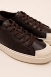 Erkek Kahverengi Hakiki Deri Bağcıklı Sneaker Kauçuk Taban Günlük Casual Ayakkabı – Palio
