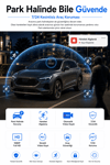 Vivatech 2026 4G Akıllı Araç İçi Kamera - 3MP  Canlı Görüntülü Araç Takip Sistemi, Google Maps GPS 1080P
