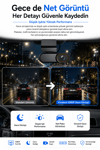 Vivatech 2026 4G Akıllı Araç İçi Kamera - 3MP Canlı Görüntülü Araç Takip Sistemi, Google Maps GPS 1080P (+5 GB Sim Kart)
