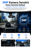 Vivatech 2026 4G Akıllı Araç İçi Kamera - 3MP Canlı Görüntülü Araç Takip Sistemi, Google Maps GPS 1080P (+5 GB Sim Kart)