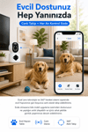 Vivatech AOI Dual Lens WiFi Akıllı Güvenlik Kamerası - 6MP 360° Görüş Hareketli Wireless, Carecam Pro Türkçe Uygulama