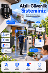 Vivatech Fuyo WiFi Akıllı Güvenlik Kamerası - 4MP Full HD 360° PTZ Hareketli, HiEasy Gece Görüş Sesli Takip (+12V Adaptör)
