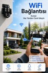Vivatech Fuyo WiFi Akıllı Güvenlik Kamerası - 4MP Full HD 360° PTZ Hareketli, HiEasy Gece Görüş Sesli Takip (+12V Adaptör)