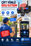Vivatech Goro WiFi Akıllı Güvenlik Kamerası - 16MP 4 Lensli 3 PTZ Motorlu + 1 Sabit, IP66 Hava Koşullarına Dayanıklı (+12V Adaptör)