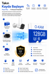 Vivatech O-Kam 128GB U3 Class 10 Micro SD Hafıza Kartı - Yüksek Hızlı Kamera Uyumlu Depolama Kartı