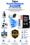 Vivatech O-Kam 128GB U3 Class 10 Micro SD Hafıza Kartı - Faster Transfer Speed 4K Video Kayıt Destekli (V30)