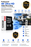 Vivatech O-Kam 128GB U3 Class 10 Micro SD Hafıza Kartı - Faster Transfer Speed 4K Video Kayıt Destekli (V30)
