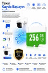 Vivatech O-Kam 256GB U3 Class 10 Micro SD Hafıza Kartı - Yüksek Hızlı Kamera Uyumlu Depolama Kartı