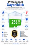 Vivatech O-Kam 256GB U3 Class 10 Micro SD Hafıza Kartı - Yüksek Hızlı Kamera Uyumlu Depolama Kartı