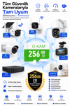 Vivatech O-Kam 256GB U3 Class 10 Micro SD Hafıza Kartı - Yüksek Hızlı Kamera Uyumlu Depolama Kartı