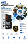 Vivatech O-Kam 64GB U3 Class 10 Micro SD Hafıza Kartı - Faster Transfer Speed 4K Video Kayıt Destekli (V30)