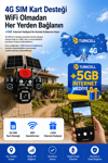 Vivatech ON-SG4474 128GB Hafıza Kartlı 4G Çift Solar Panelli Güvenlik Kamerası - 12MP HiEasy AOV Sürekli Kayıt,  Çift Yönlü Ses (+5GB İnternet)