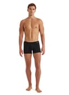 Erkek Modal Elastan Boxer Silver - Siyah