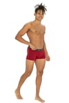 U.s Polo Assn. 80528 Erkek Pamuklu 3'lü Boxer-Siyah&Bordo&Baskılı