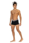 U.s Polo Assn. 80528 Erkek Pamuklu 3'lü Boxer-Siyah&Bordo&Baskılı