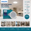 7W Yuvarlak Sıva Altı LED Slim Panel - 550 lm, 20.000 Saat