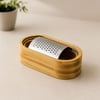 Bambu Hazneli Metal Bombeli Meyve Rendesi 7x15.5 cm