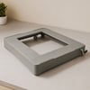 Çelik Makine Ayağı 6'lı Frenli Plastik-Metal Destekli (Gri)