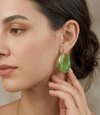 Mint Glow Vintage Halka Küpe