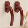 PVC Pencere Kolu 2'li Kahverengi