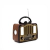 Şarjlı Bluetooth FM Radyo Hoparlör (USB/TF MP3, Nostaljik İbreli)