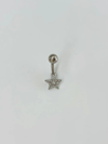 Yıldız Detaylı Göbek Piercing