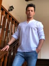 ERKEK V YAKA REGLAN GÖMLEK
