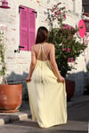 FOÇA ELBİSE SARI
