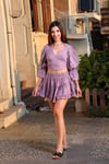 ZEZE ETEKLİ TAKIM LİLA