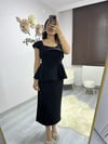 Amore Premium Seri Etek Bluz Takım Siyah