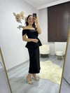 Amore Premium Seri Etek Bluz Takım Siyah