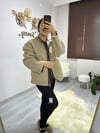 piyeli peluş mont