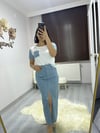 Pullu kot kol model tshirt