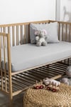 %100 pamuk Renforce Bebek Lastikli Çarşaf Set 70x140-15 - GRİ